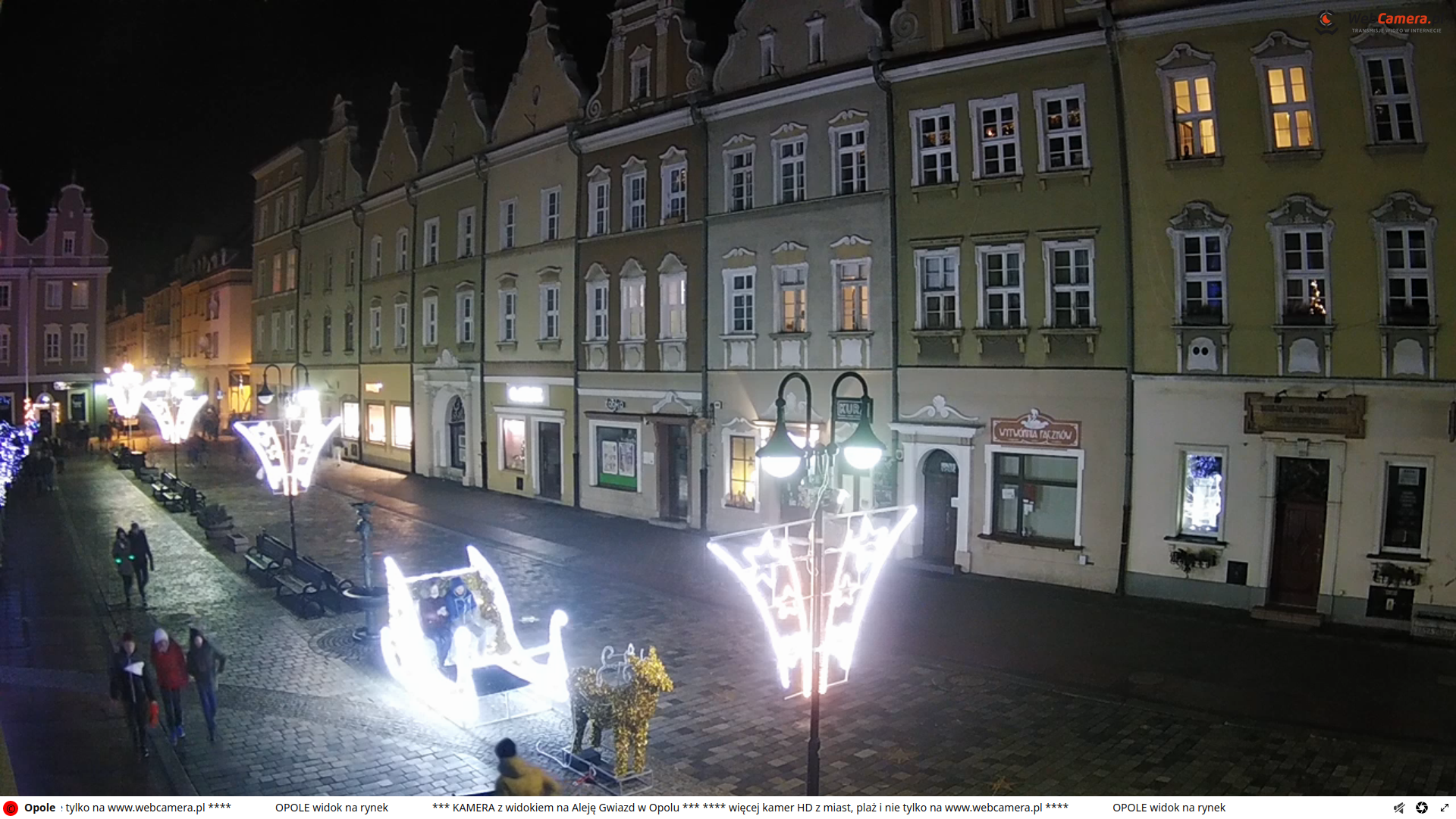 opole poland plaza via webcam new year's dyy 2020