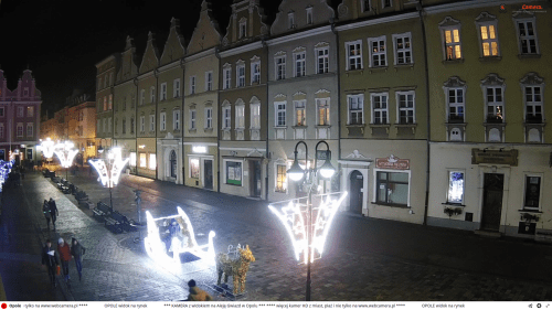 opole poland plaza via webcam new year's dyy 2020