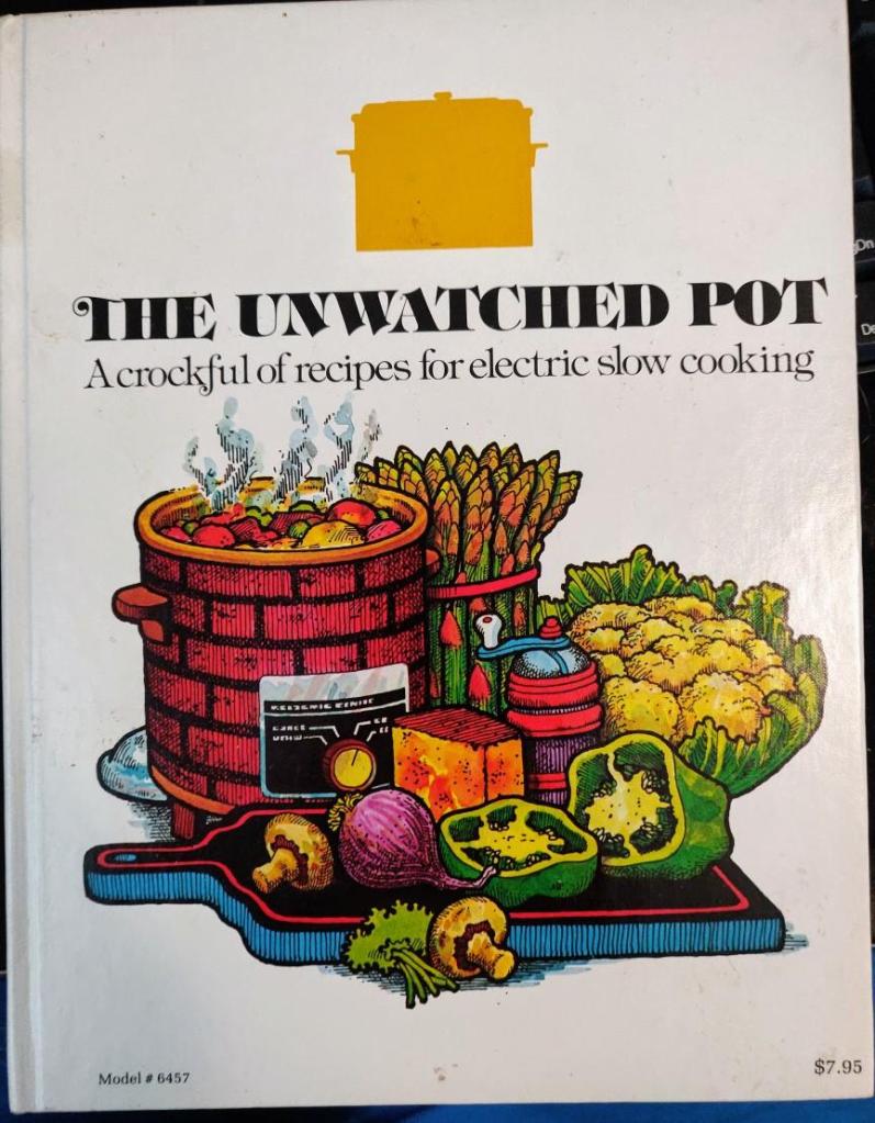 The Unwatched Pot cookbook cover.