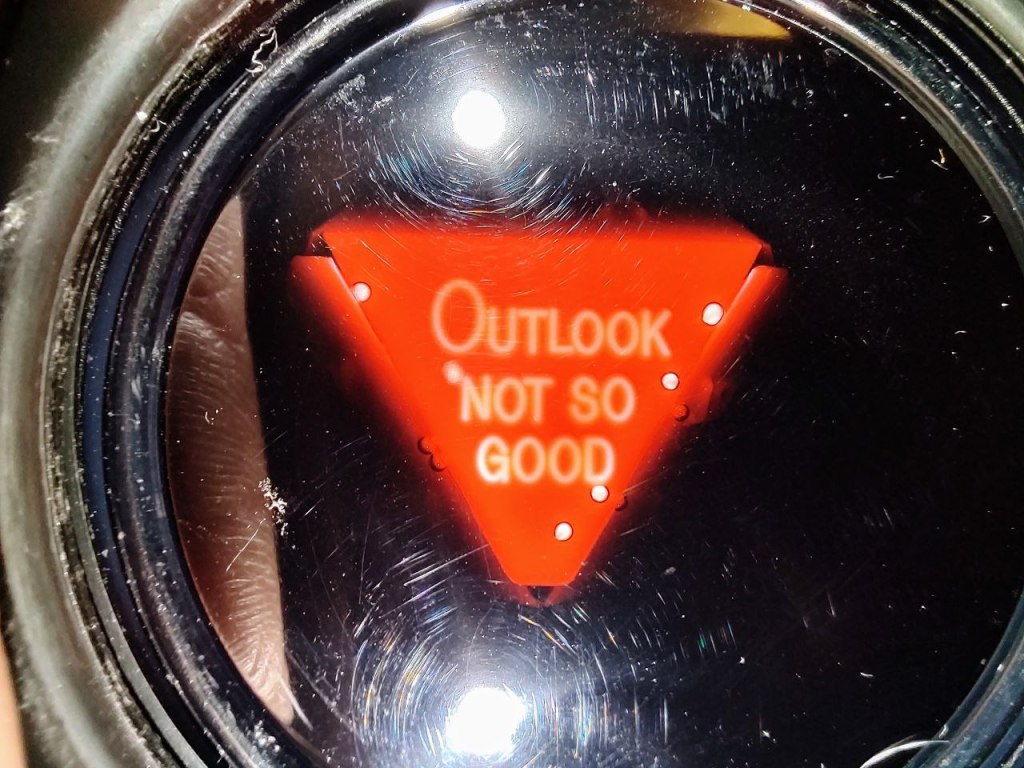 floating answer: outlook not so good