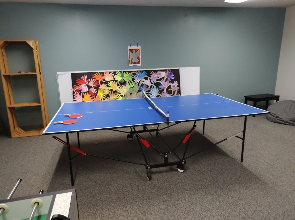 ping-pong table