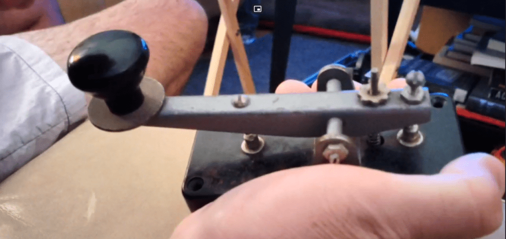 straight key in my hand