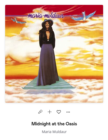 screenshot from deezer of the artist and song